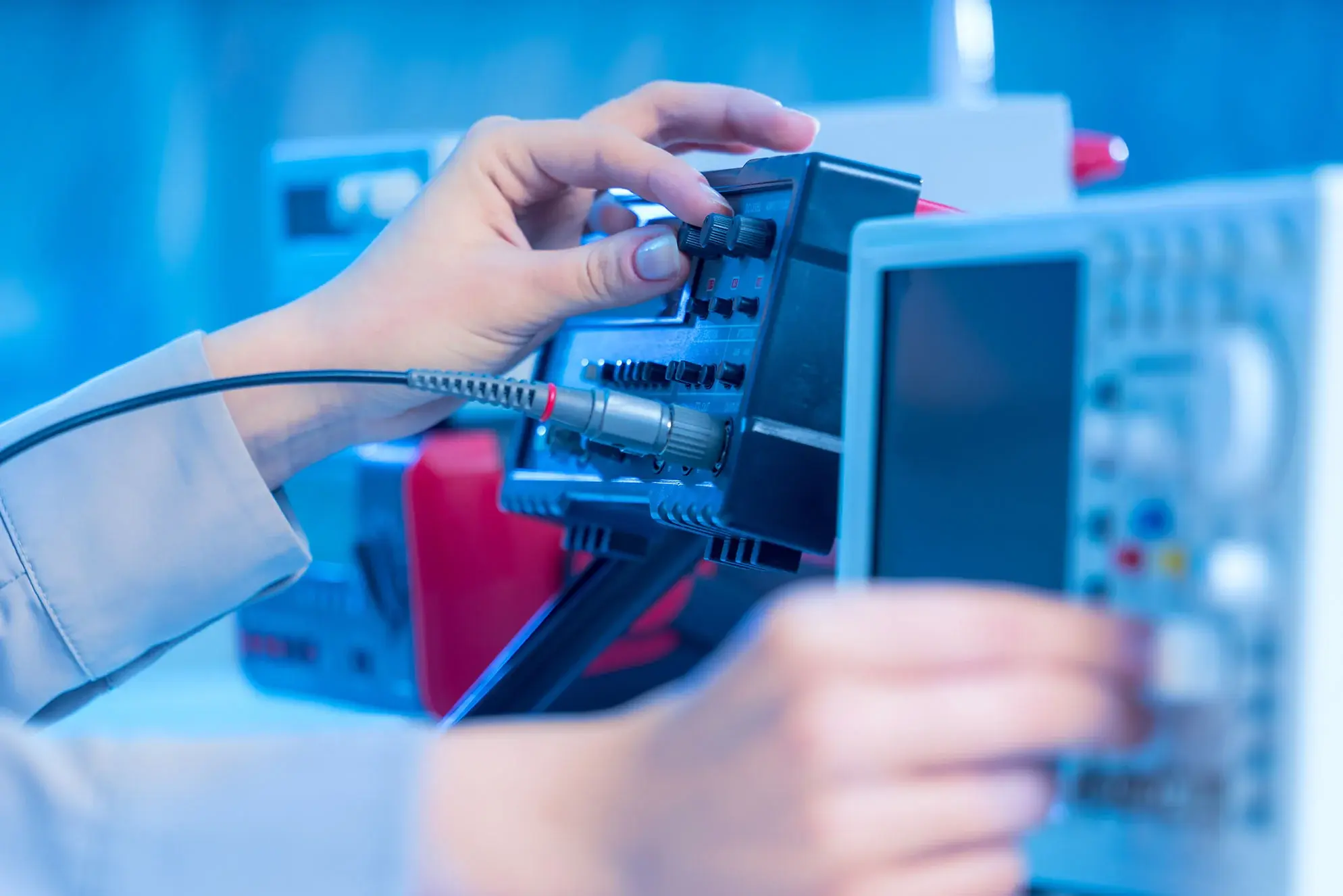 Person Calibrating Equipment